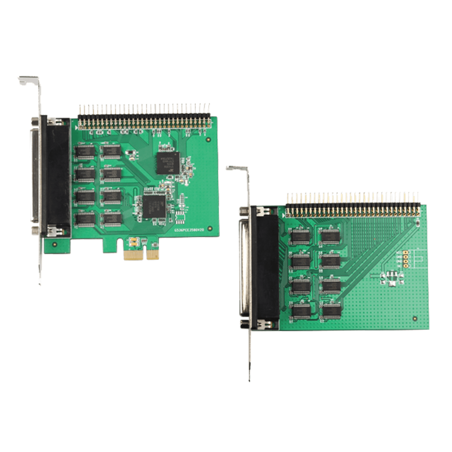 PCI-E 16-port (RS232, DB-9) Serial Controller Card with Fan-out Cable - Image 6
