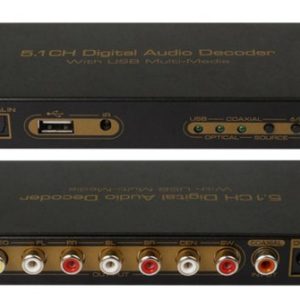 DIGITAL TO ANALOG AUDIO DECODER 5.1