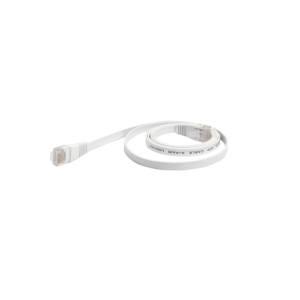 Cat6 Ultra-Thin Flat Ethernet Patch Cable- 1M | 2M | 3M | 5M | 10M | 15M | 20M | 25M | 30M White