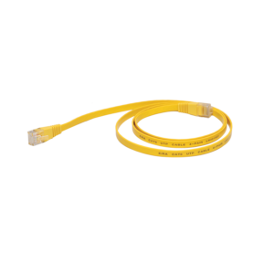 Cat6 Ultra-Thin Flat Ethernet Patch Cable- 1M | 2M | 3M | 5M | 10M | 15M | 20M | 25M | 30M Yellow