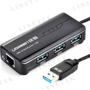 USB 3.0 COMBO—USB 3.0 GIGA ETHERNET + 3 PORTS USB 3.0 HUB (20265)