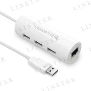 USB 2.0 COMBO—USB 2.0 10/100MBPS ETHERNET + 3 PORTS USB 2.0 HUB (20267)