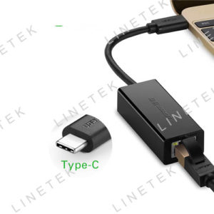 USB2.0 TYPE C 10/100MBPS ETHERNET ADAPTER (30287)