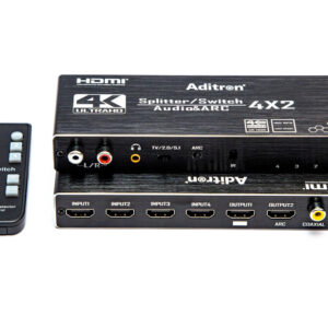 HDMI 2.0 4x2 Switch Splitter Audio & ARC