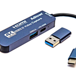 HDMI to USB 3.0 C/A Video Capture Card with USB & PD port