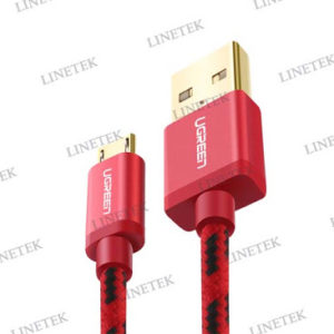 MICRO USB 2.0 DATA CABLE-RED (US246-40457)