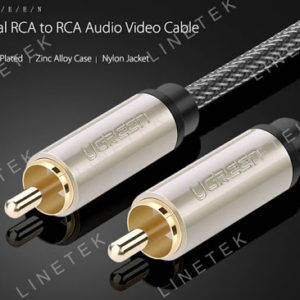 COAXIAL LINE AUDIO SPDIF AUDIO LINE 75 RCA VIDEO CONNECTION CABLE (AV133)