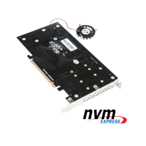 PCIe 3.0 x16 to 2 x M-Key NVMe Card