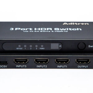 HDMI 2.0 4K@60Hz Switch 3 Port with Remote