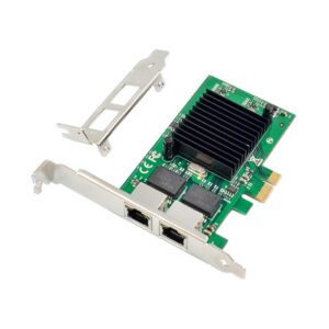 PCIe X1 Intel JL82575 Dual-RJ45 1G Server Card   AI-LI109 T2