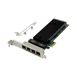PCIe X1 Intel JL82576EB Quad-Port 1G Server NIC      AI-LI107 T4