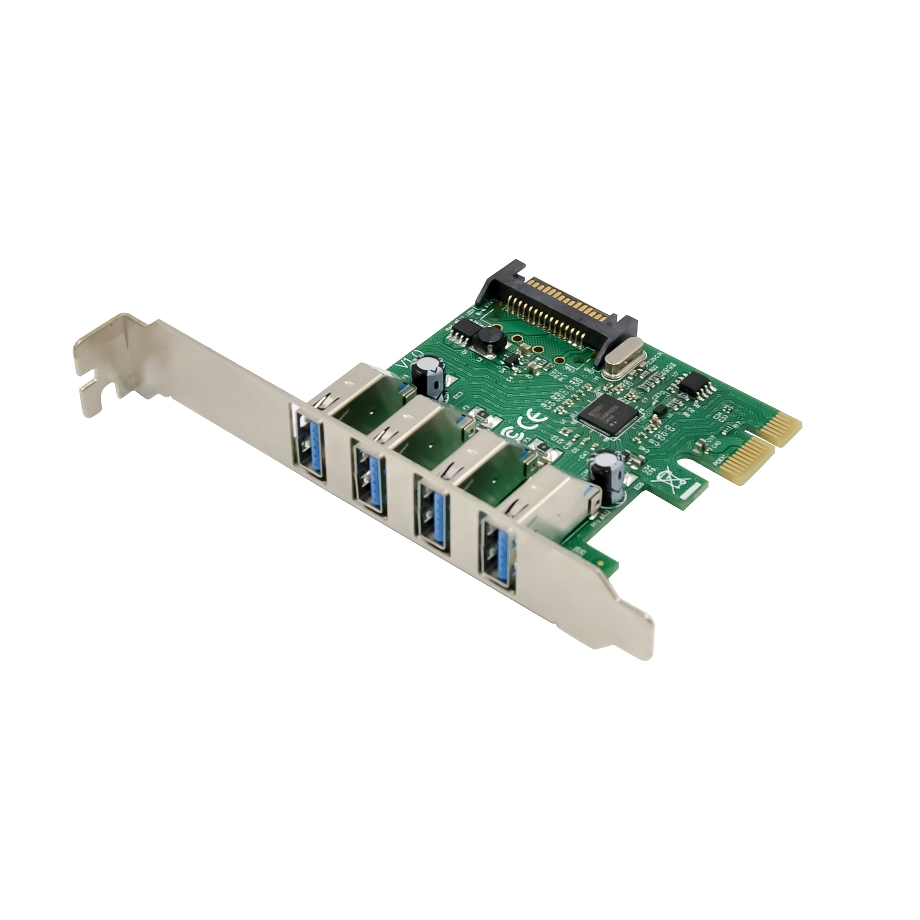 PCIe VL805 USB3.0 4-Port Card (with low profile)